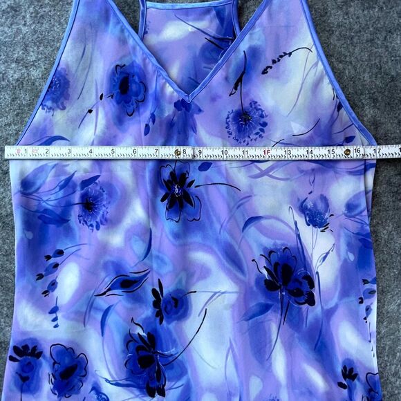 Bali Studio Slip Nightie Dress L Sheer Flowy Lightweight Fairy Romantic Whimsy - Picture 3 of 6